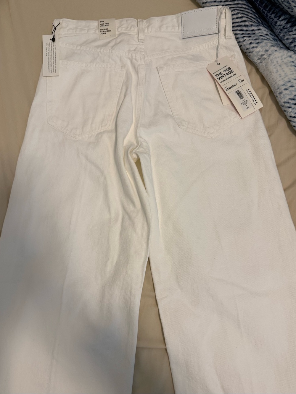 Denim Forum Straight Leg Jeans